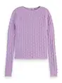 Scotch & Soda Textured stitch fitted pullover
