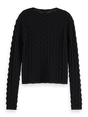 Scotch & Soda Textured stitch fitted pullover