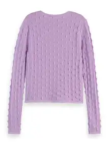 Scotch & Soda Textured stitch fitted pullover