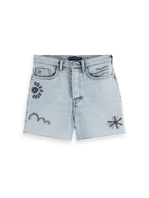 Scotch & Soda The Ray cut off denim short  Sprin