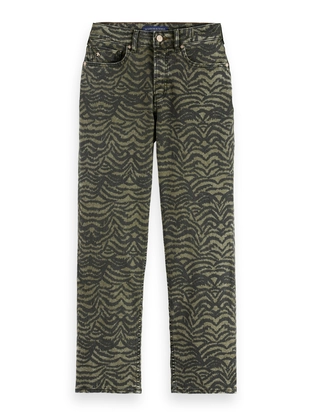 Scotch & Soda The Sky allover print straight jean