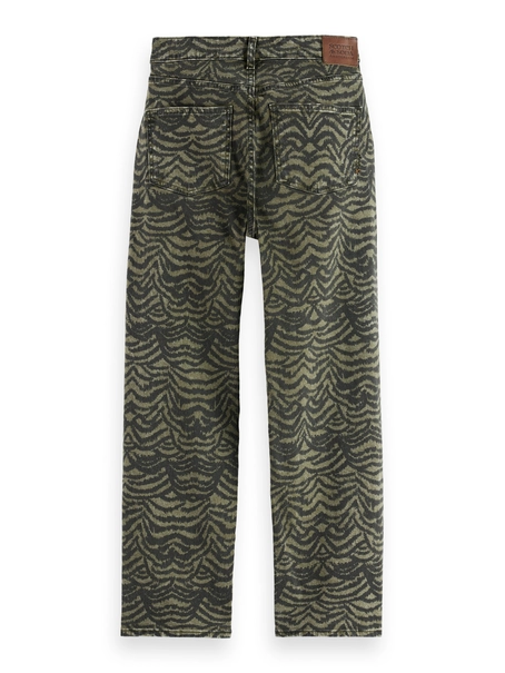Scotch & Soda The Sky allover print straight jean