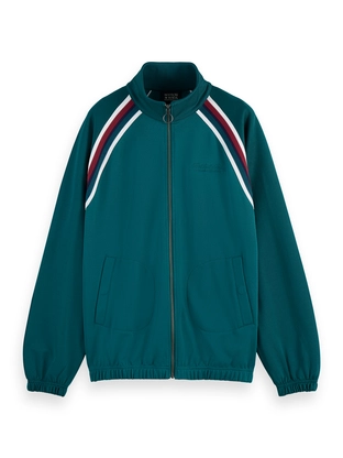 Scotch & Soda Track full zip through sweatshirt
