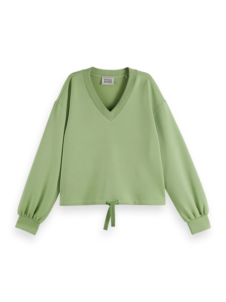 Scotch & Soda V-neck modal sweatshirt