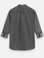 Scotch & Soda Washed 1 pocket black denim shirt
