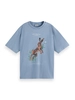 Scotch & Soda Washed artwork loose t-shirt