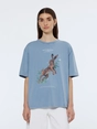 Scotch & Soda Washed artwork loose t-shirt
