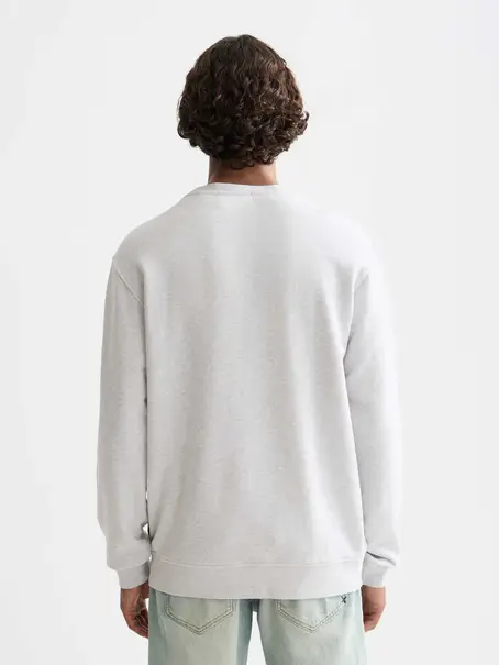 Scotch & Soda Washed denim graphic sweat