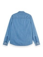 Scotch & Soda Washed out lightweight denim shirt