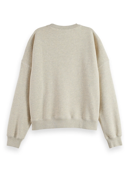 Scotch & Soda Washed oversized fit sweatshirt wit