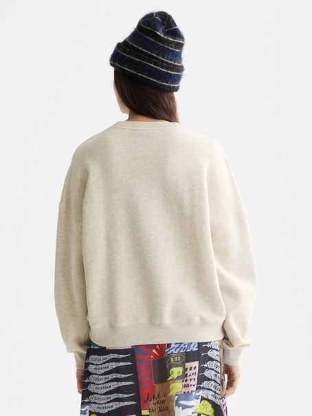 Scotch & Soda Washed oversized fit sweatshirt wit