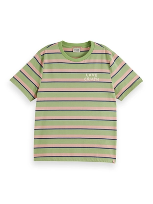 Scotch & Soda Yarn dye striped regular fit T-shir