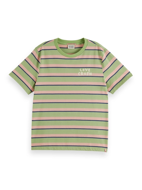 Scotch & Soda Yarn dye striped regular fit T-shir