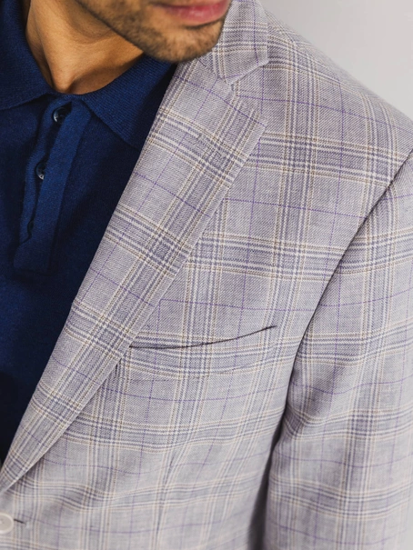 State of Art Blazer Checked Half
