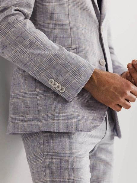 State of Art Blazer Checked Half