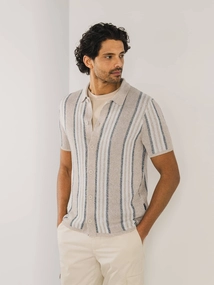 State of Art Poloshirt Knitted SS