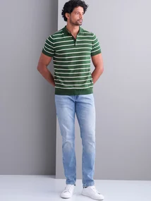 State of Art Poloshirt Knitted SS