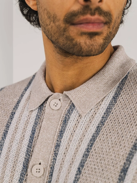 State of Art Poloshirt Knitted SS