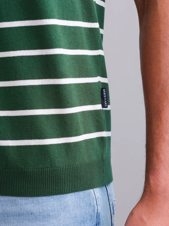 State of Art Poloshirt Knitted SS