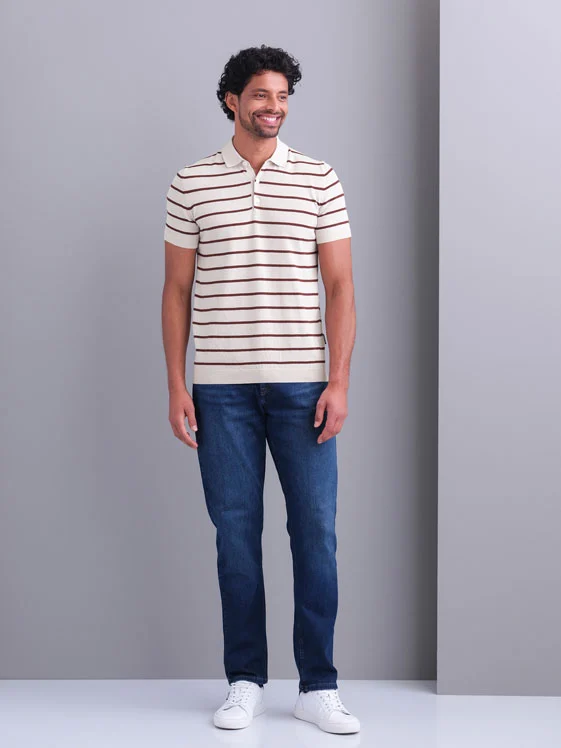 State of Art Poloshirt Knitted SS