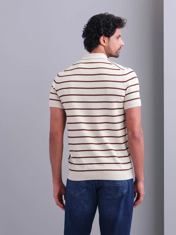 State of Art Poloshirt Knitted SS