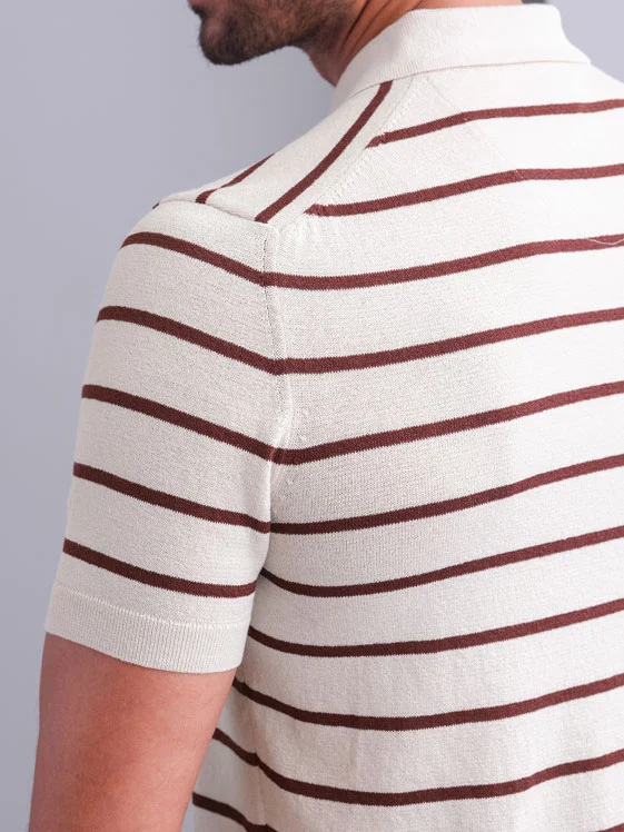 State of Art Poloshirt Knitted SS