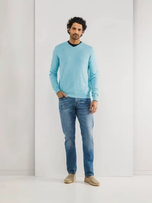 State of Art Pullover V-Neck Plai