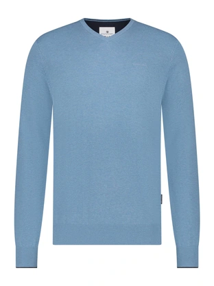 State of Art Pullover V-Neck Plai