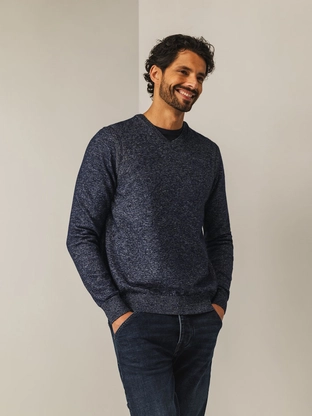 State of Art Pullover V-Neck Plai
