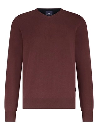 State of Art Pullover V-Neck Plai