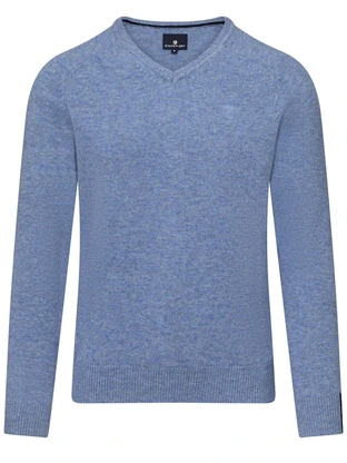 State of Art Pullover V-Neck Plai
