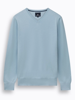 State of Art Pullover V-Neck Plai