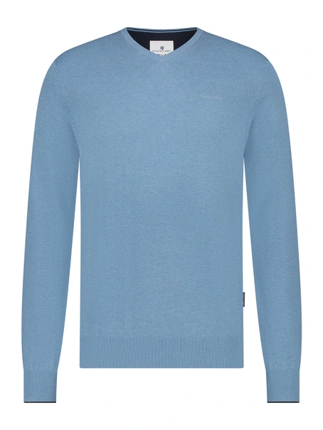 State of Art Pullover V-Neck Plai