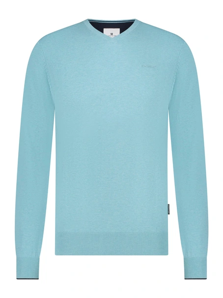State of Art Pullover V-Neck Plai