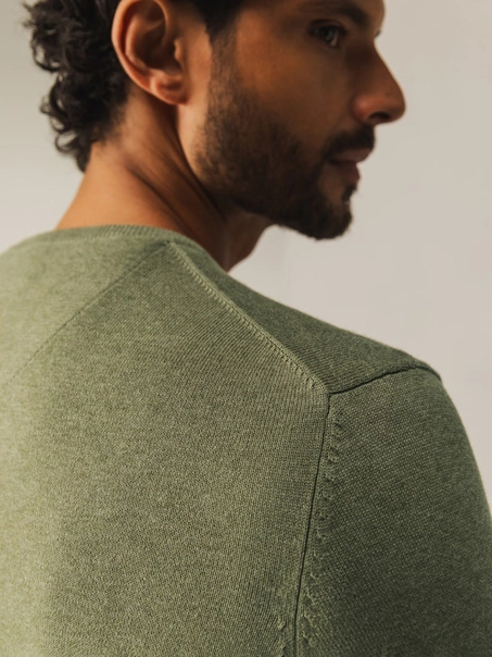 State of Art Pullover V-Neck Plai