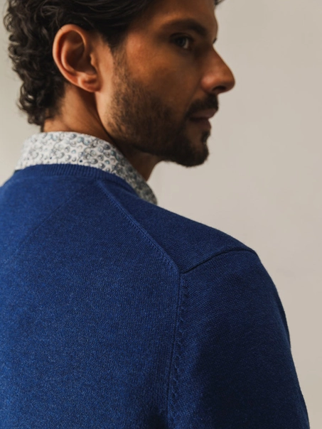 State of Art Pullover V-Neck Plai
