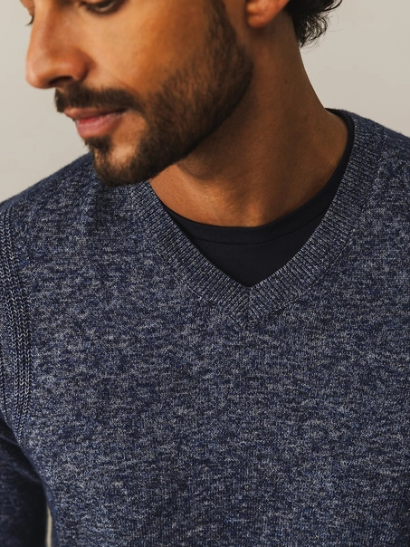 State of Art Pullover V-Neck Plai