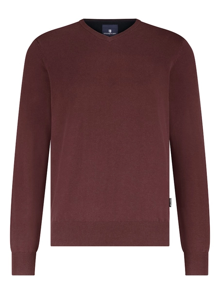 State of Art Pullover V-Neck Plai
