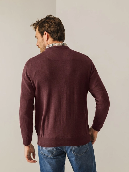State of Art Pullover V-Neck Plai