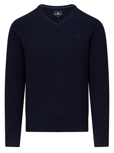 State of Art Pullover V-Neck Plai