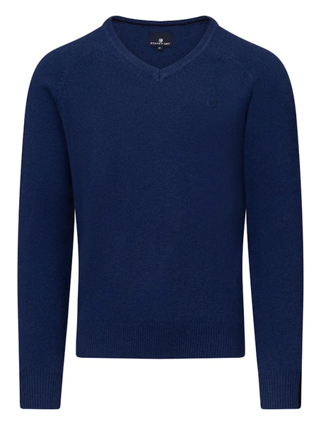 State of Art Pullover V-Neck Plai