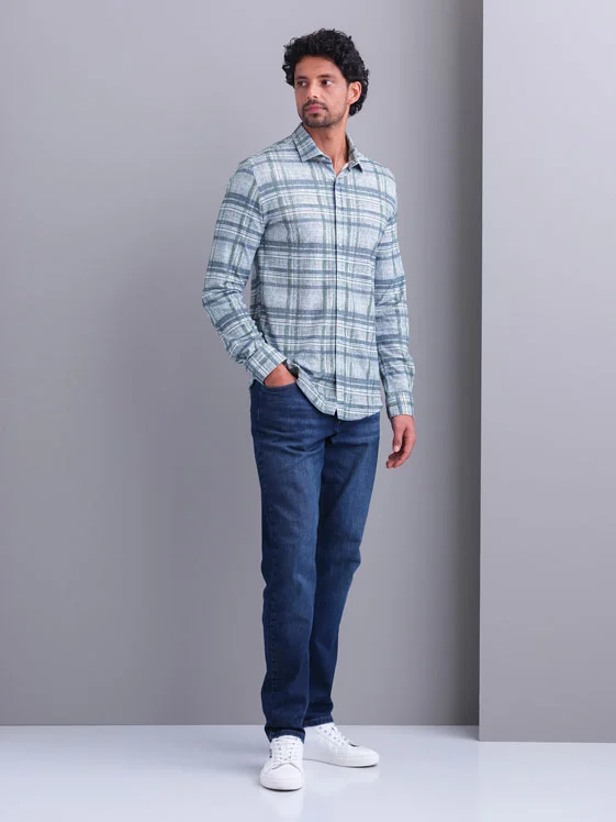 State of Art Shirt LS Checked Jer