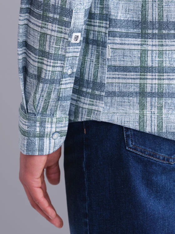 State of Art Shirt LS Checked Jer