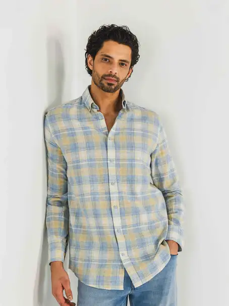 State of Art Shirt LS Checked Y/D