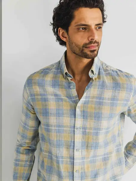 State of Art Shirt LS Checked Y/D