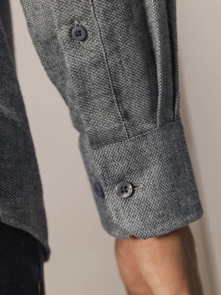 State of Art Shirt LS Plain Knitt