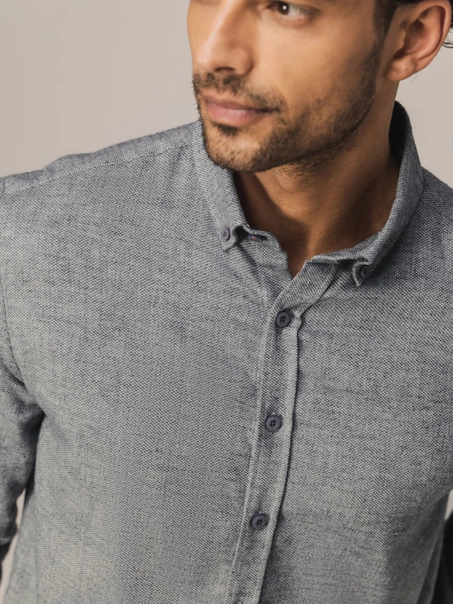 State of Art Shirt LS Plain Knitt