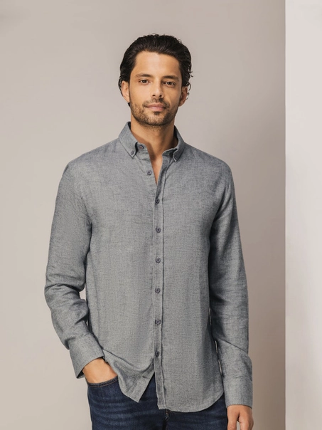 State of Art Shirt LS Plain Knitt