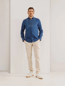 State of Art Shirt LS Plain LI/CO