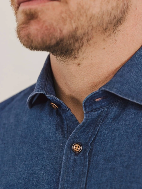 State of Art Shirt LS Plain LI/CO